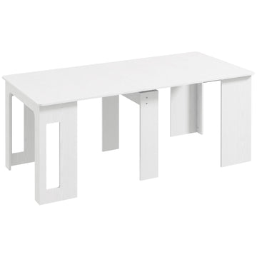 Extendable Dining Table, White, 60-180 x 85 x 75 cm