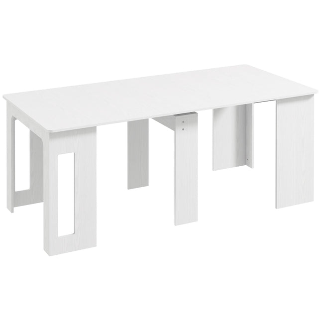 Extendable Dining Table, White, 60-180 x 85 x 75 cm