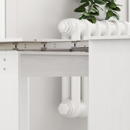 Extendable Dining Table, White, 60-180 x 85 x 75 cm