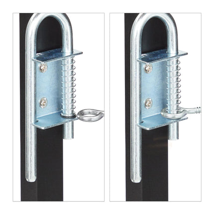 Extendable Dog Barrier in Black