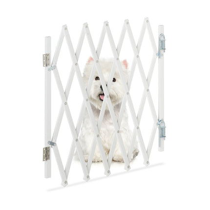 Extendable Dog Barrier in White