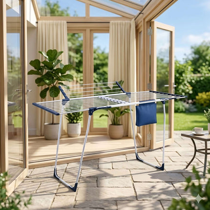 Extendable Foldable Clothes Airer, 22.5m Drying Area