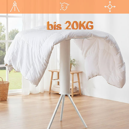 Extendable Octopus Clothes Dryer, 16 Rods, Space-Saving Design