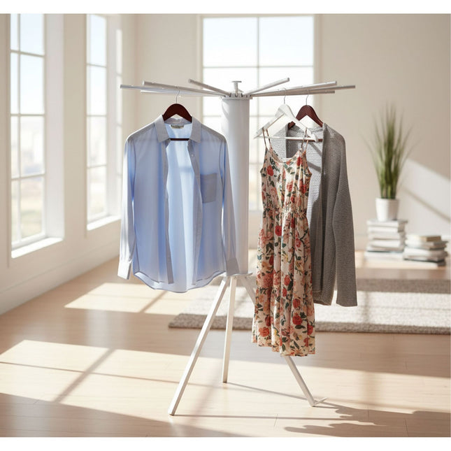 Extendable Octopus Clothes Dryer, 16 Rods, Space-Saving Design