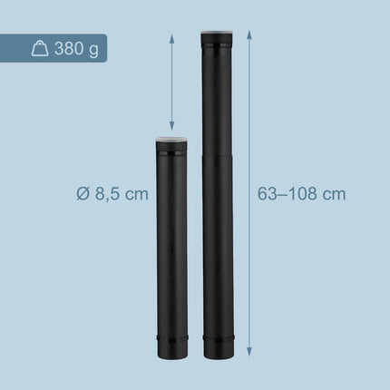 Extendable Poster Tube with Strap – Telescopic Function