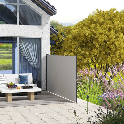 Retractable private awning, 300x140cm, UV and wind protection