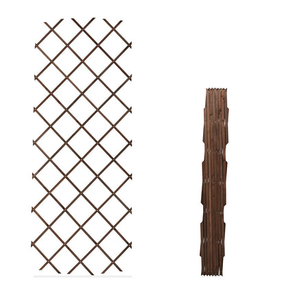 Extendable Wooden Plant Trellises Set, 180x90 cm