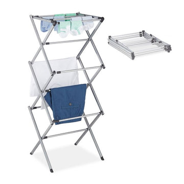 Extendable and foldable drying rack