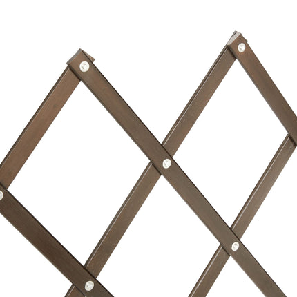 Extendable dog guard in brown