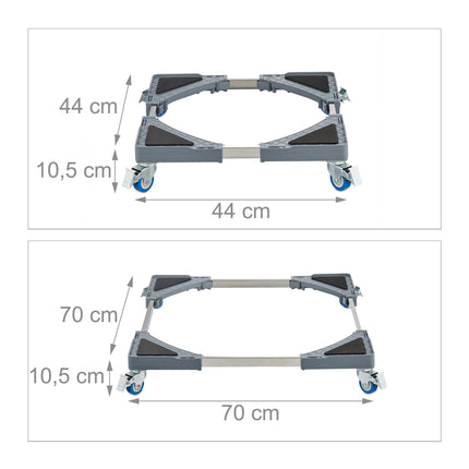 Extendable square plant roller
