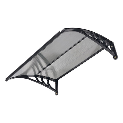 Exterior Door Awning 30 x 39 In, Polycarbonate, Drainage