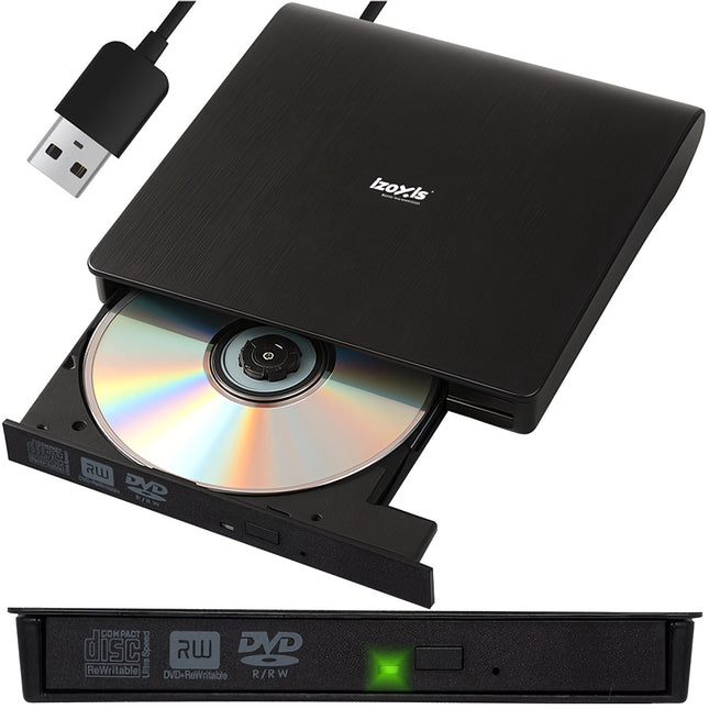 External Drive with CD/DVD Burner, 1TB Capacity
