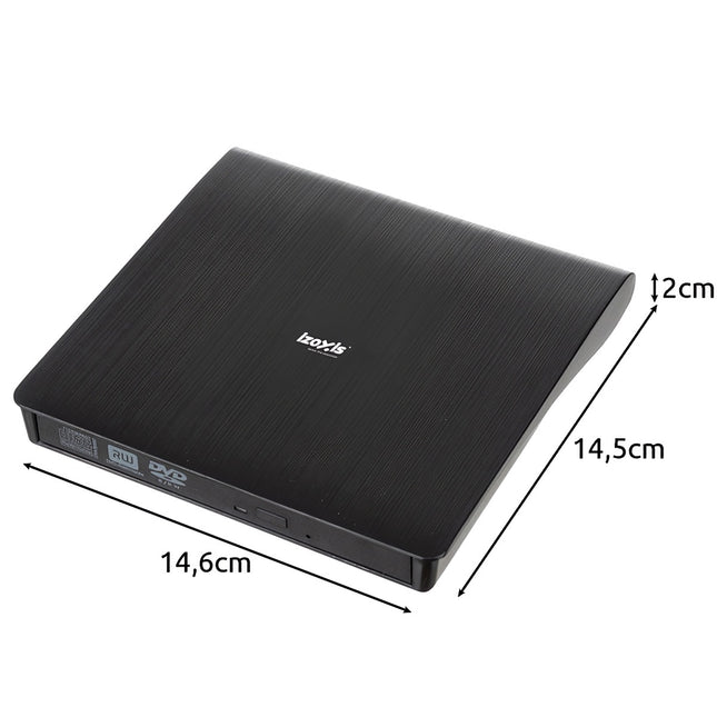 External Drive with CD/DVD Burner, 1TB Capacity
