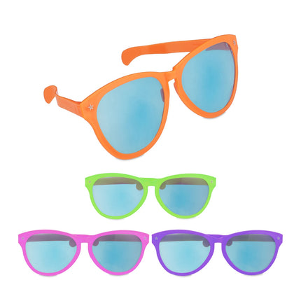 Extra-Large Party Glasses – Blue Tinted XXL Lenses