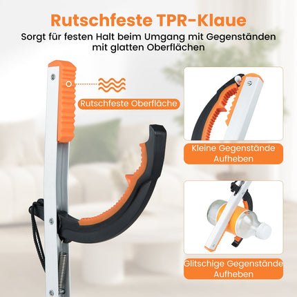 Extra Long 88cm Reacher Tool, Lightweight Aluminum Claw