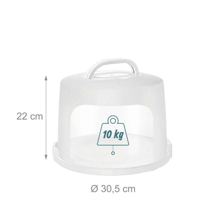 Extra-Tall Cake Dome, Airtight Tiered Cake Carrier
