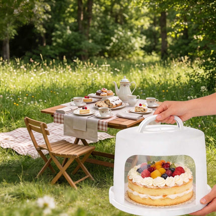 Extra-Tall Cake Dome, Airtight Tiered Cake Carrier