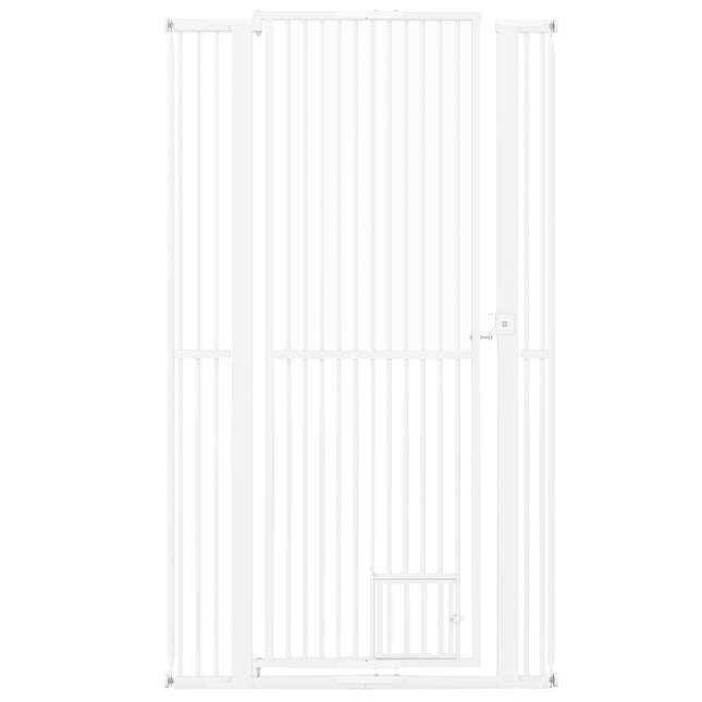 Extra Tall Pet Gate, Metal, 77-104 cm Wide, 171 cm High