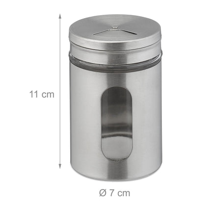Extra large spice jars set of 6