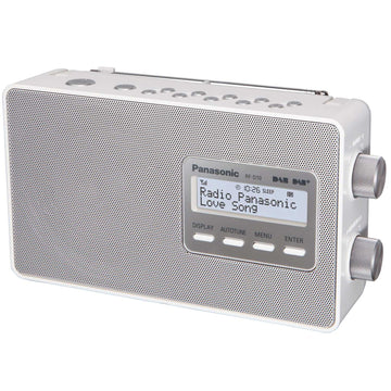 FM DAB+ Radio With Backlit LCD Display, Battery or Mains