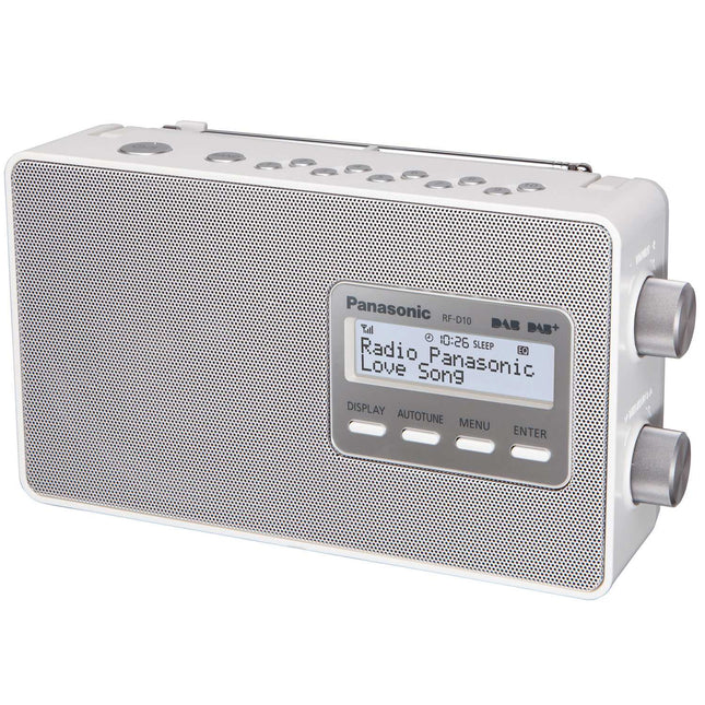 FM DAB+ Radio With Backlit LCD Display, Battery or Mains