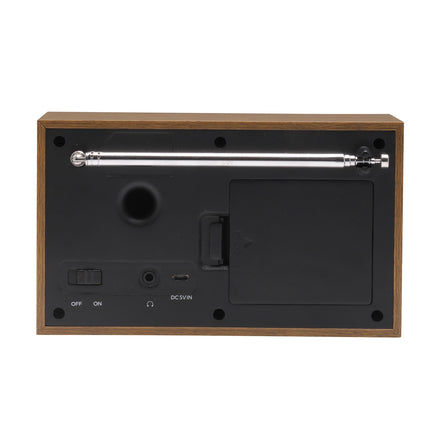 FM/DAB+ Radio Wood/White
