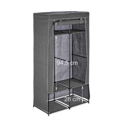 Fabric cabinet with 6 compartments