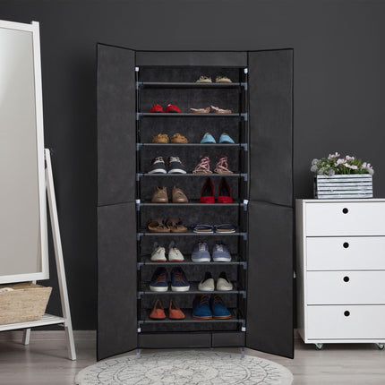 Fabric shoe cabinet for 30 pairs of shoes