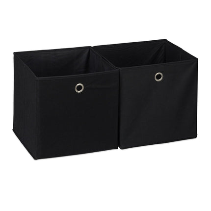Fabric storage box, 2 drawers