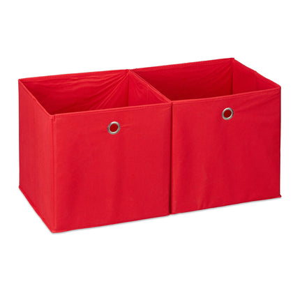 Fabric storage box, 2 drawers