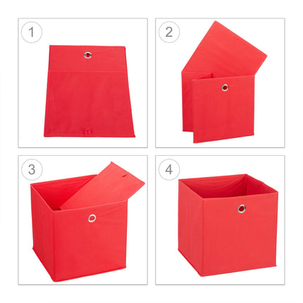 Fabric storage box, 2 drawers