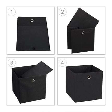 Fabric storage box, 2 drawers