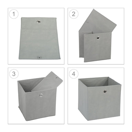 Fabric storage box, 2 drawers