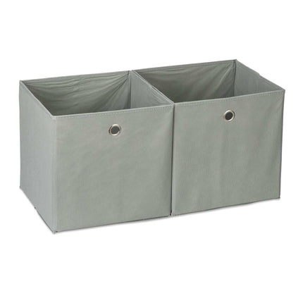 Fabric storage box, 2 drawers