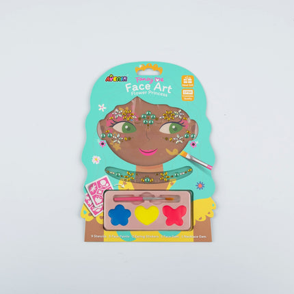 Face Art Flower Princess Makeup Kit for Kids, 10 Pieces