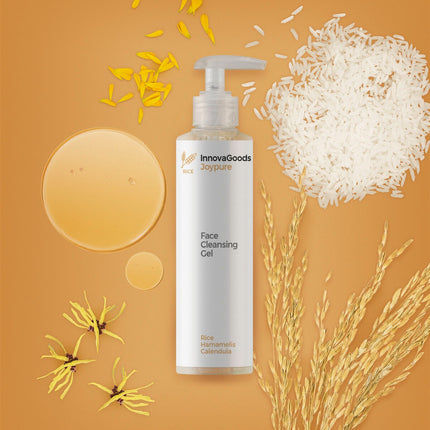 Facial Cleansing Gel Rice Joypure InnovaGoods 200 ml