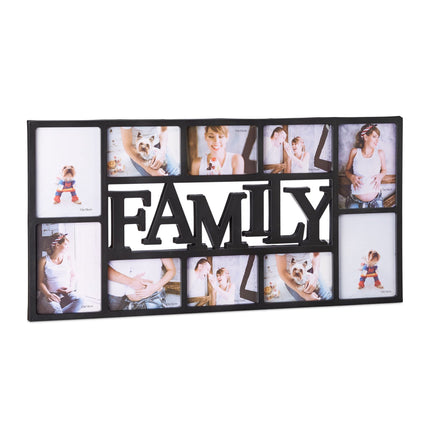 Family collage frame for 10 photos