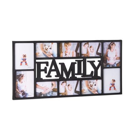 Family collage frame for 10 photos