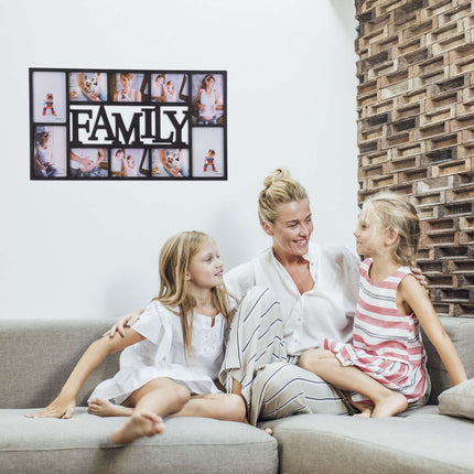 Family collage frame for 10 photos