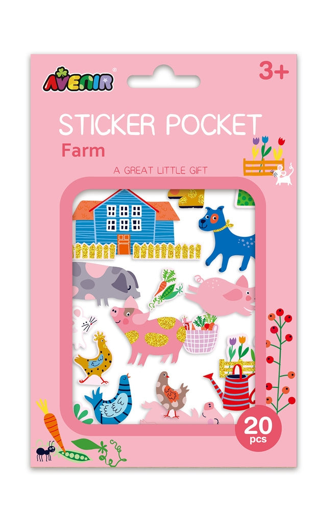 Farm Stickers for Kids, 100 Durable Vinyl Designs