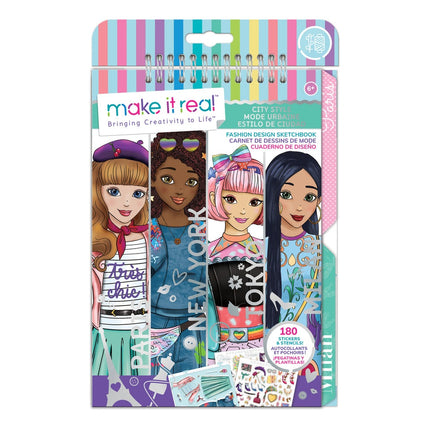 Fashion Design Sketchbook for Urban Styles and Creative Ideas