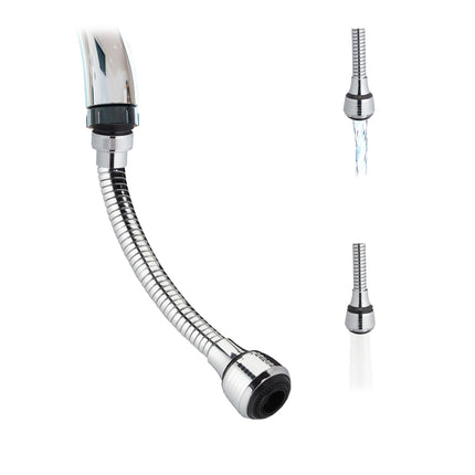 Faucet extension with 4 threads