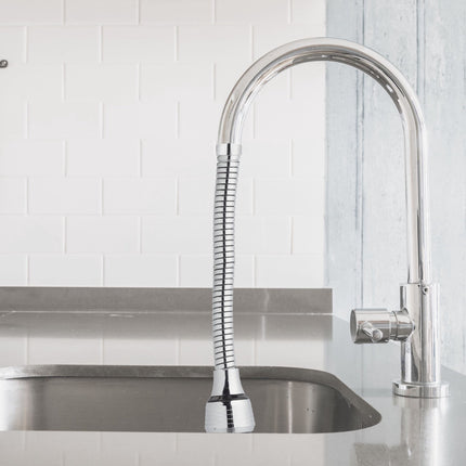 Faucet extension with 4 threads