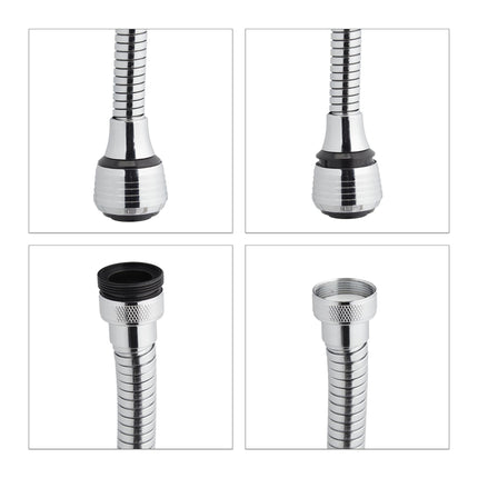 Faucet extension with 4 threads