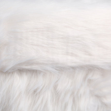 Faux Fur Cube Seat