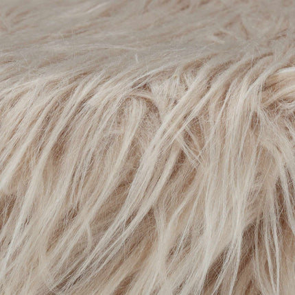 Faux Fur Footstool