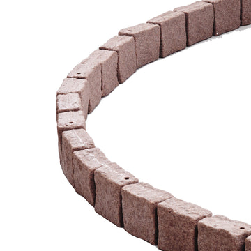 Faux Stone Landscape Edging Border, 4-Pack, Brown