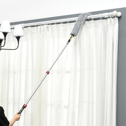 4-in-1 extendable microfiber feather cloth set, 73-180 cm