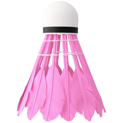 Feather Shuttlecocks, Multicolor, 3 Pack