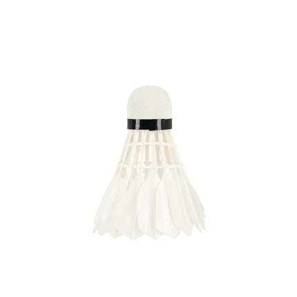 Feather Shuttlecocks, White, 12-Pack